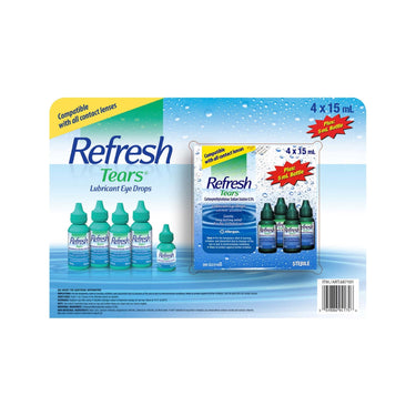 Image of Refresh Tears Lubricant Eye Drops - 1 x 107 Grams